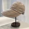 Ruth sunscreen hat women's summer can hang masks big head circumference wide brim cap outdoor quick drying bucket hat