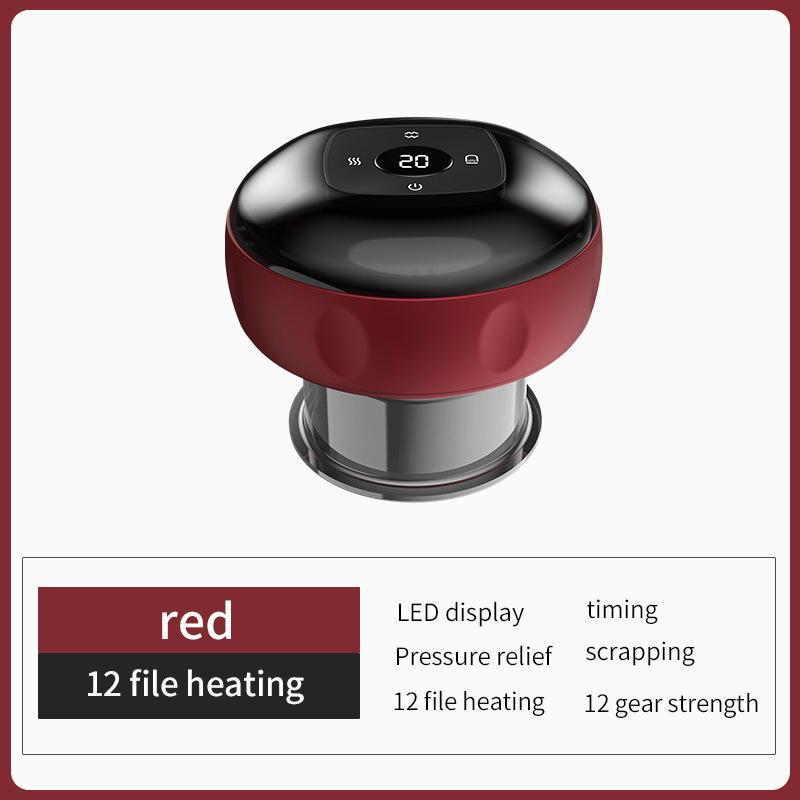 Smart Heating Suction Cupping Massager with Electric Breathing and Scraping Function