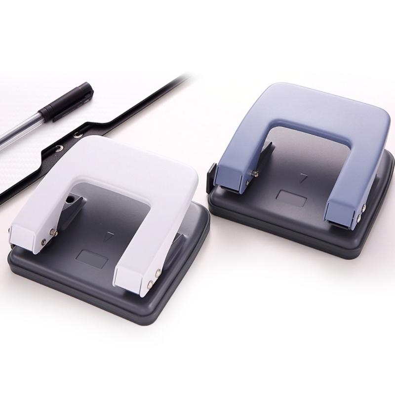 Zwei-Loch-Locher Tragbares Lochwerkzeug Müheloses Lochen 20 Blatt Kapazität für Scrapbooking Fotoalbum