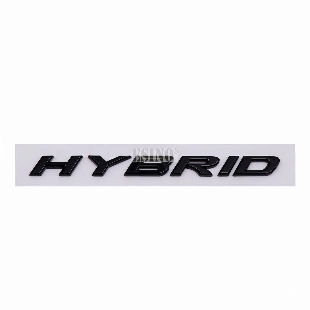 3D ABS 18.9cm HYBRID Emblem Badge Car Body Trunk Sticker Decal For Lexus CT200h RX450h ES300h Auto Accessories GE8