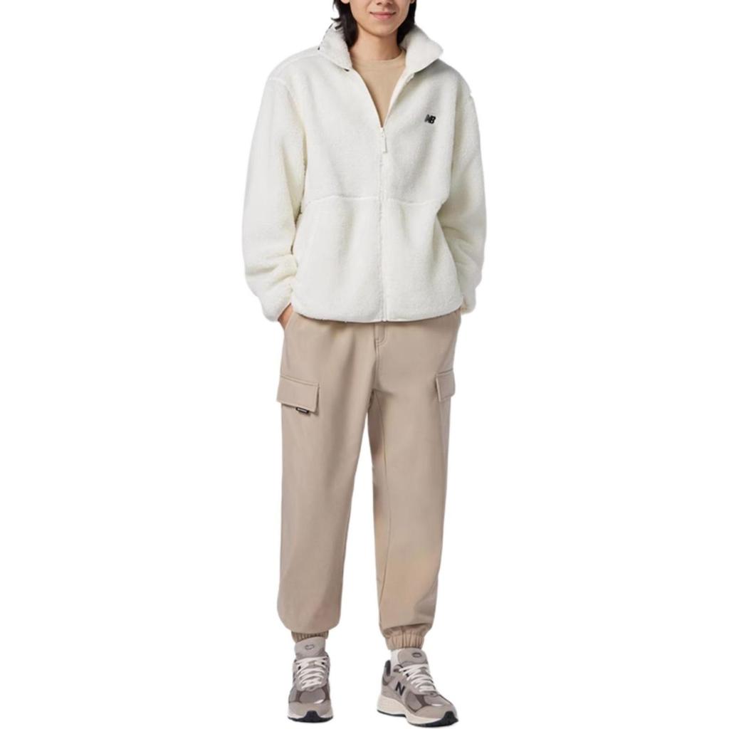 New Balance Velvet feel Coat Men's White AMJ33333-CIC