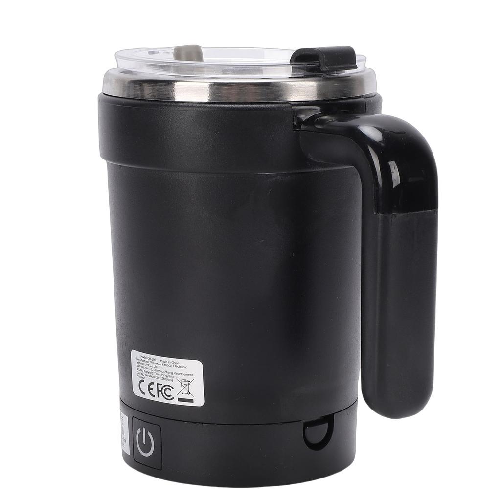 Self Stirring Mug Stainless Steel Automatic Magnetic Coffee Mug USB Rechargeable 380ML Capacity with Straw