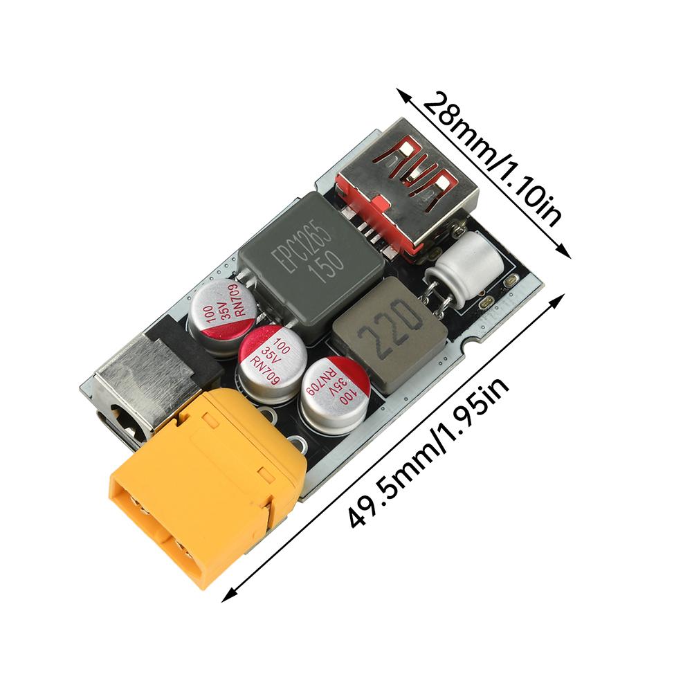 DC 9-11V 111W Fast Charging Module Buck Charging Module Supports PD QC Full Protocol for Electric Vehicle Charging Modification