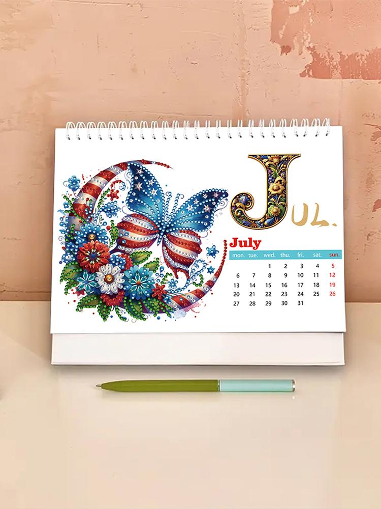 Diamond Painting Calendar Diamond Painting Paper Calendar Diamond Painting Monthly Calendar Kit for DIY Crafts Party Gift