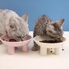 Pet Bowl Stable High Foot Design Cat Dog Feeding Bowl Neck Protector Pet Water Food Bowl Pet Supplies