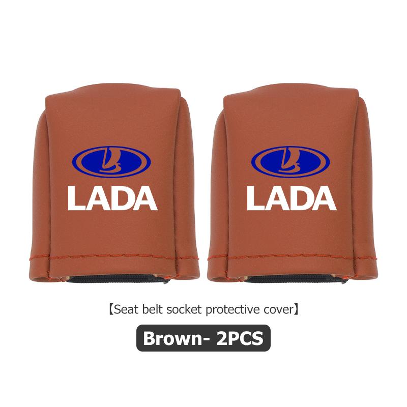 For Lada Car Seat Belt Buckle Protective Cover Safety Belt Plug Clip Case Vesta Granta Vesta Niva 4X4 Largus Vaz Samara 2110