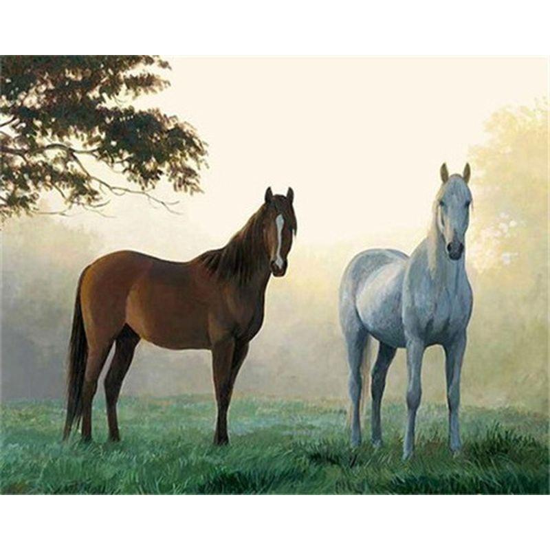 5D Diamond Painting Animals Cross Stitch Full Round Drill Painting Embroidery Craft Home Decor