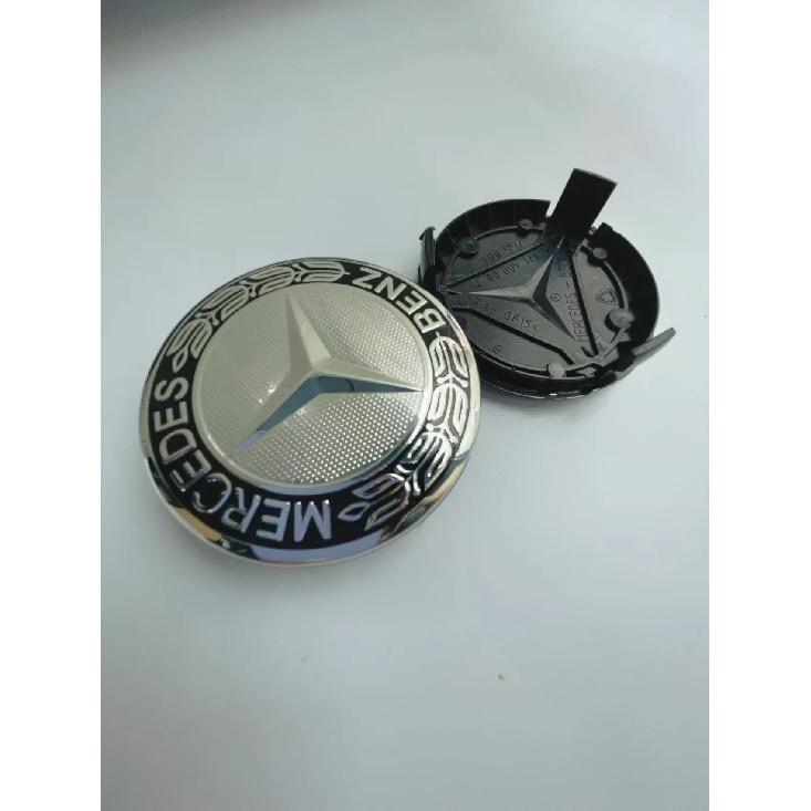 4Pcs 75Mm Car Wheel Hub Center Cover Modification Accessories For Mercedes Benz W124 W140 W163 W202 W203 W204 W208 W220 W210 W21