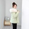 Winter New Cotton-padded Female Slim Women's Cotton-padded Short Fur-collared Cotton-padded Female Warm and Cold-resistant Cotton-padded Jacket