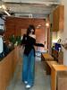 Chic Black One-Shoulder Women's Top - 2025 Autumn Design, Unique Style, Base Layer, Luxurious Feel