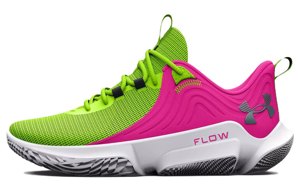 Under Armour Flow FUTR X 2  Lime Surge Rebel Pink  52.5