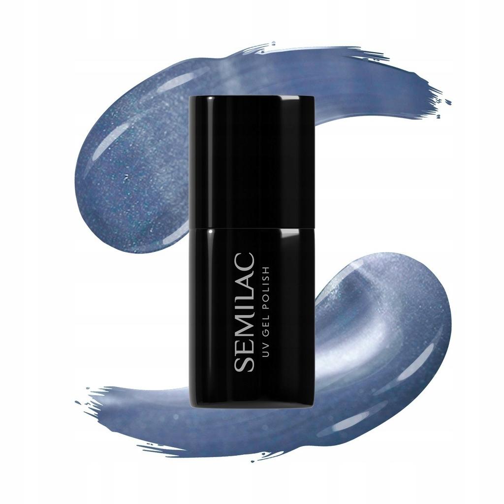 Semilac Hybrid Nail Polish, No. 665 Blueberry Gloss 7