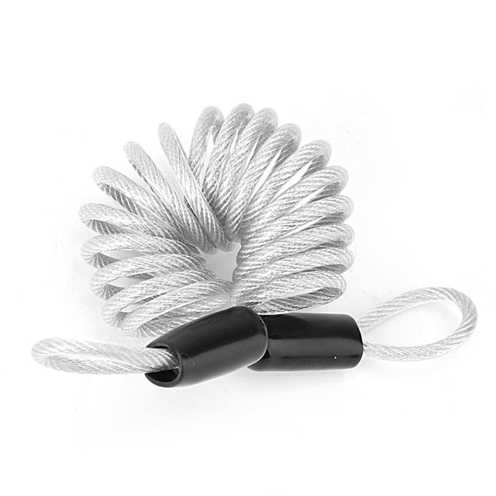Anti Theft Steel Wire Lock Security Spring Wire Lock for Luggage Bicycle Helmet