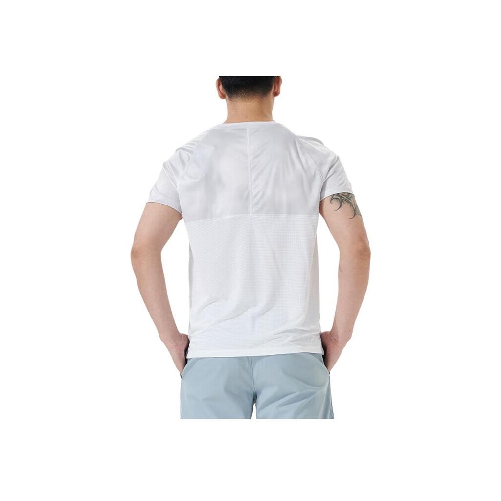 Under Armour Iso-Chill Series Tie-Dye Print Crew Neck Short Sleeve T-Shirt Men Tops White 1377882-100