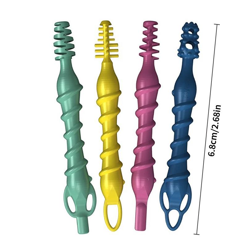 4 Adet Kulak Kiri Temizleme Aleti Yeniden Kullanılabilir Yumuşak Spiral Kulak Temizleme Çıkarma Kulaklar Temizleyici Tıkaçlar Spiral Bakım Güzellik Sağlık Kepçe Aletleri