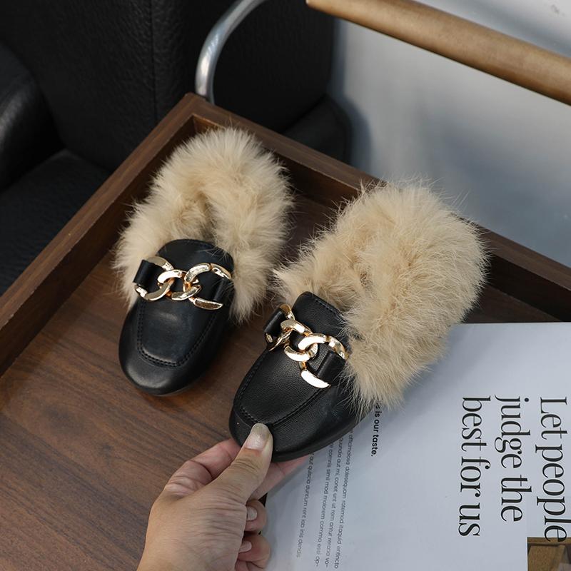 Klasické zimní dětské boty pro chlapce Teplé nadýchané Dívčí Bavlněné boty Módní ploché Všestranné Dětské Běžné Boty Jednoduché Měkké