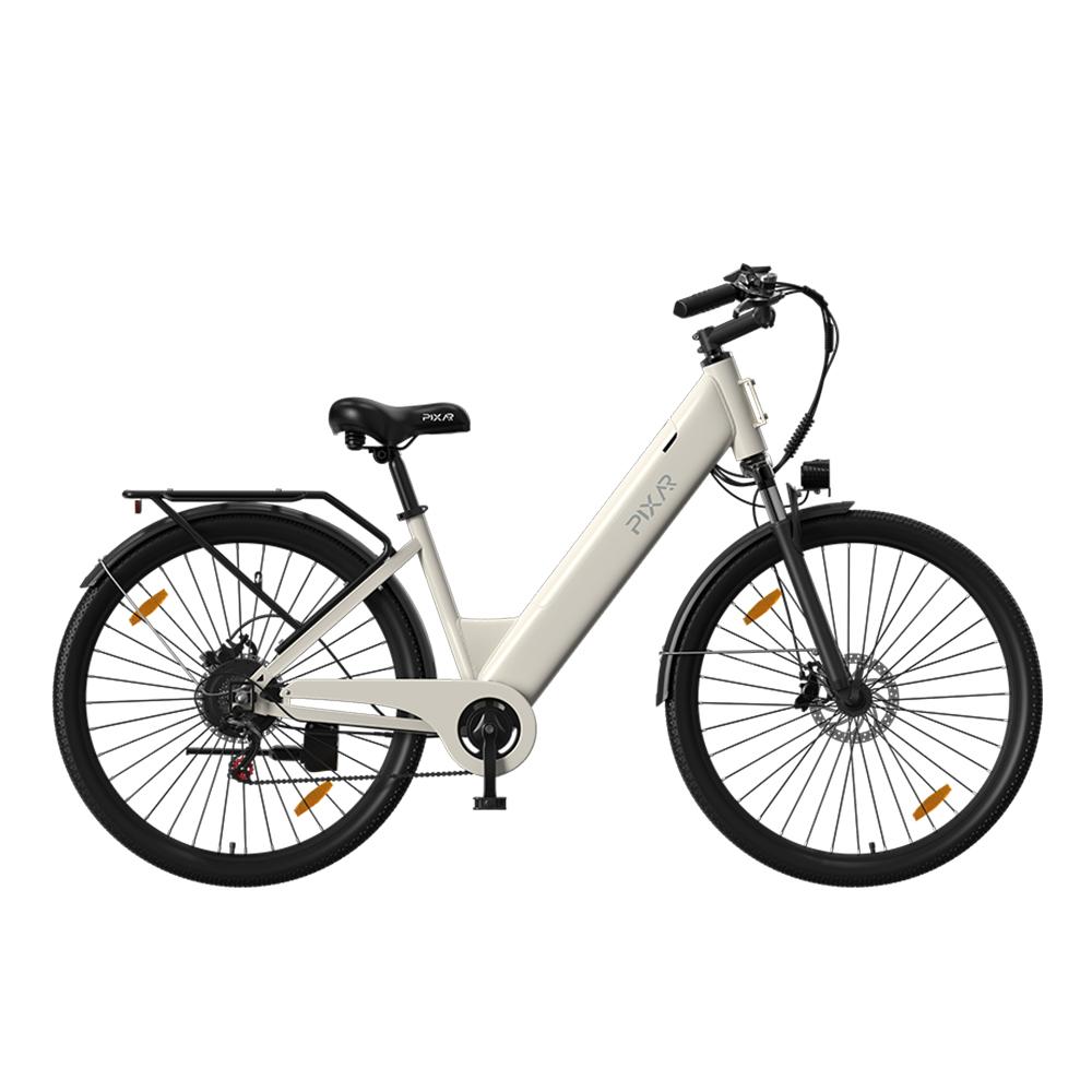 PIXAR C1 Electric City Bike,36V 13Ah Removable Battery, Shimano 7-Speed