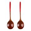 2 Pezzi Cucchiaio in Legno Giapponese Cucchiaio in Legno per Riso e Zuppa Set di Cucchiai in Legno da Cucina Per Mangiare Zuppa Dessert Cucchiaino Cucchiaio per Bambini Stoviglie