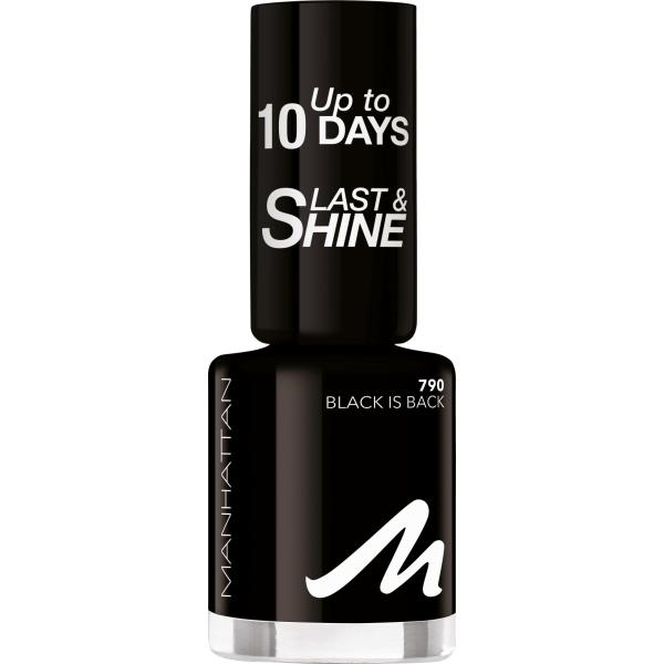 MANHATTAN Manhattan Last Shine Nail Polish 790 Black Is Bag 8ml