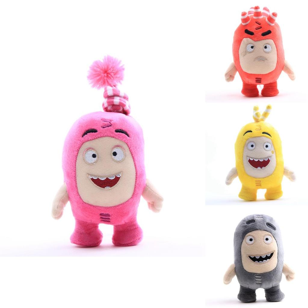 Oddbods Peluche Morbido Coccoloso da 18cm Newt Bubbles Pogo Zee Jeff Fuse Slick Per un Comfort Accogliente