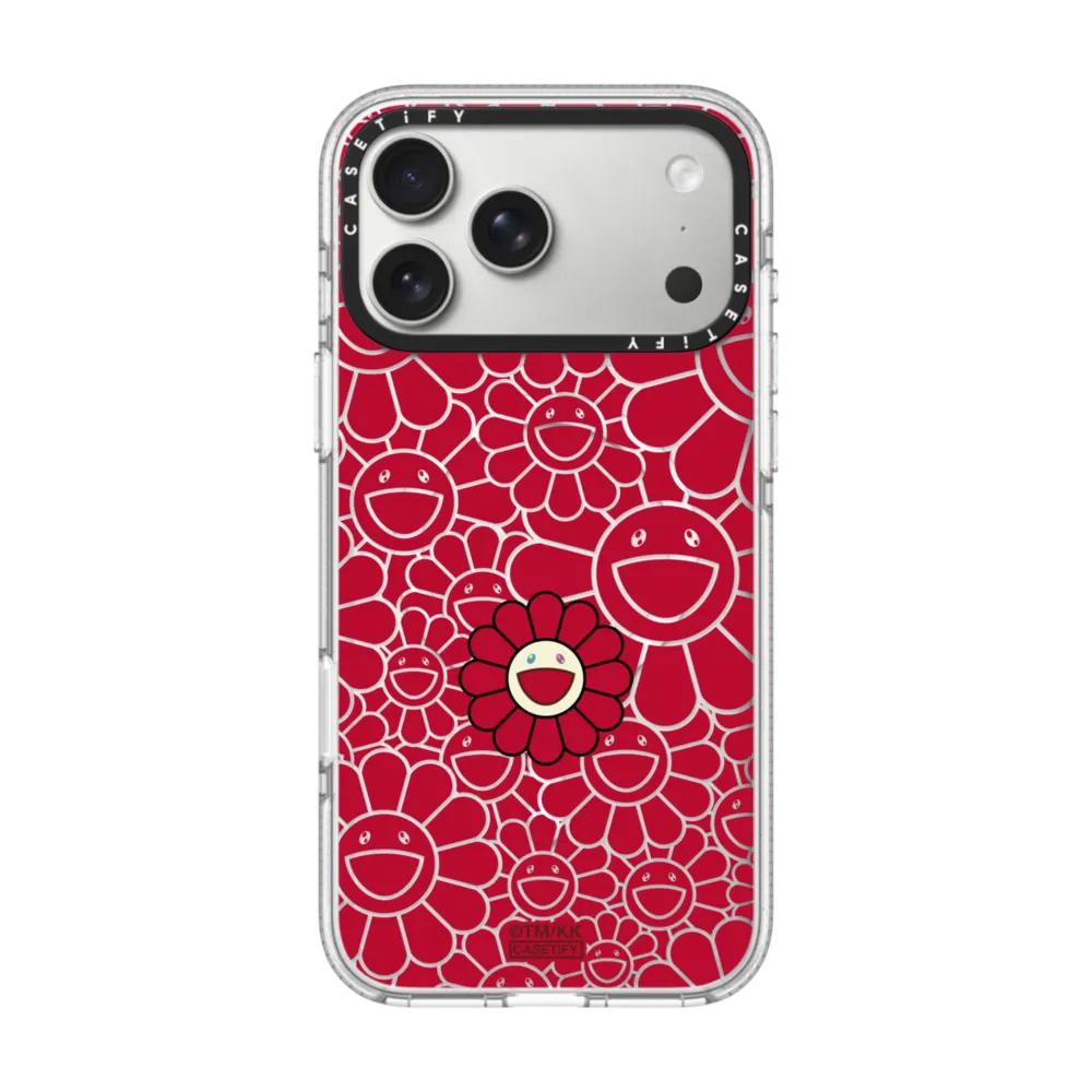 CASETiFY Takashi Murakami FLOWERS BLOOM Art Series Magnetic Drop-proof Case for iPhone 13 14 15 16 17 Pro Max Air 16 Plus