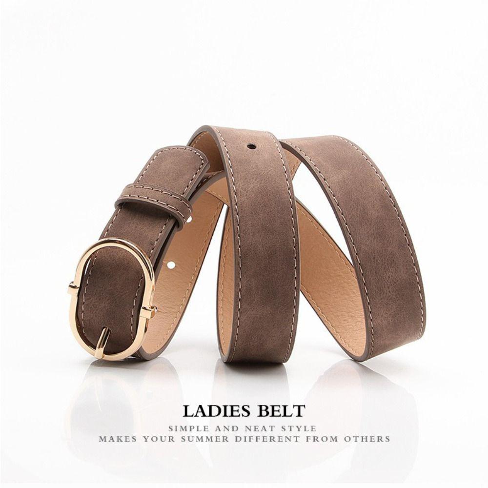 Dornschließe Wildleder Gürtel Luxus Design Taillenband Mode Business Taillengürtel Für Damen