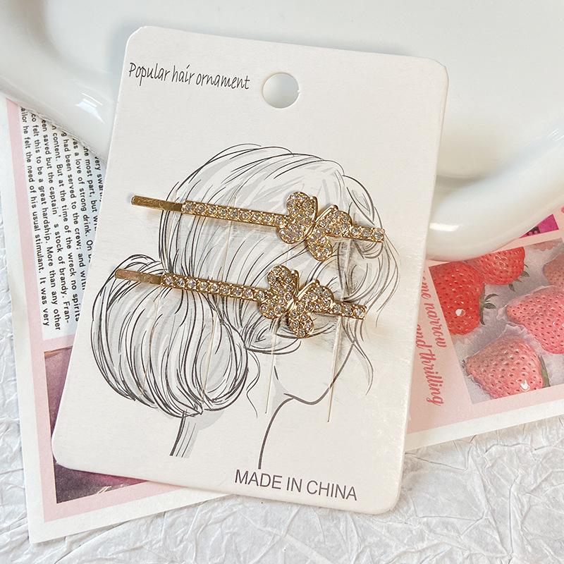Elegant Rhinestone Korean Style Hair Clip for Updos  Ponytails
