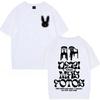 Rapper Bad Bunny Tour 2026 Merchandise T-shirt Mannen Vrouwen Mode Y2k Kleding Hip Hop T-shirts Korte Mouwen Casual Vintage T-shirts
