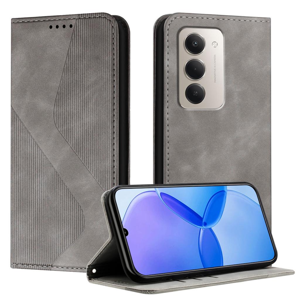 For Xiaomi Redmi 15 5G (EU) (171mm)/Xiaomi Redmi 15 4G (EU) (171mm) Phone Cover Skin-touch Feel Leather Wallet Case with Stand