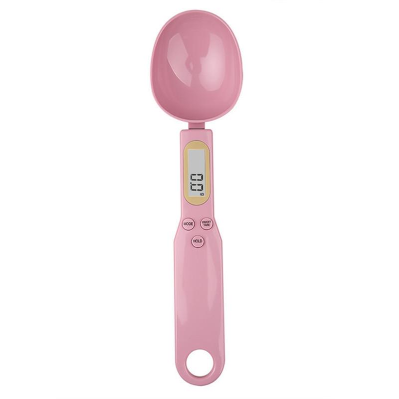 Bilancia Cucchiaio Portatile Cucchiaio Misuratore Elettronico da Cucina Display LCD Peso Altamente Accurato Cibo 500g/0.1g Strumenti di Pesatura per Erbe da Forno