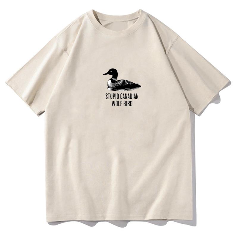 Heated Rivalry Vintage T-Shirts Men Women Funny Meme Graphic Tees Fans Stupid Canadian Wolf Bird Tshirts Unisex Y2K Clothes Tops