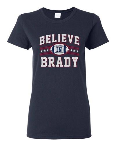 

Ladies Believe In Brady Ball MVP New England Football Sports Fan DT T-Shirt Tee Unisex T-Shirt S