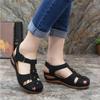 Damen Sandalen mit offenem Zeh, Hohlmuster, floral, weiche Sohle, lässiger Stil, bequem, Sommer, atmungsaktiv, leicht, zum Hineinschlüpfen