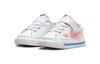 Nike Court Legacy Abrasion Resistant Slip Resistant Low top Toddler Shoes White Red Infant And Toddler FB7781-100