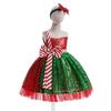 Kinder Mädchen Weihnachtsmann Weihnachten Elf Prinzessin Pailletten Kleid Kinder Weihnachten Neujahr Cosplay Kostüme Kindergarten Aufführung Rollenspiel Outfit