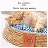 Four Seasons Breathable Rattan Cat & Dog Bed - Comfortable Summer Pet Villa