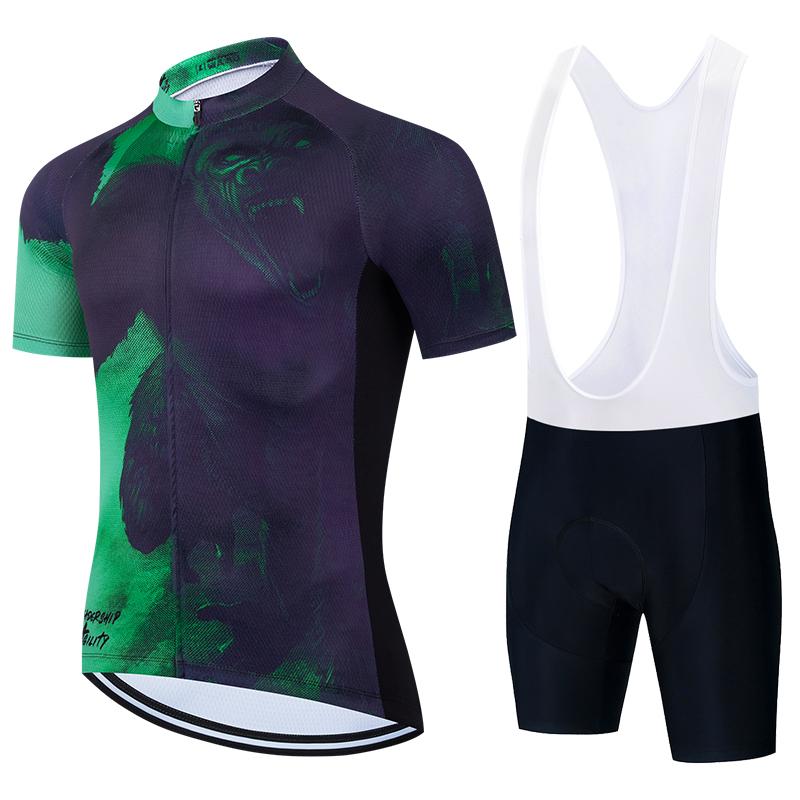 Man Cycling Jersey Summer Short Sleeve Bicycle Cycling Clothing Kit Mtb Bike Wear Triathlon Maillot Ciclismo2026 Summer Breathable Cycling Suit Set
