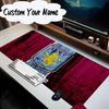 Custom Name Mouse Pad Football Villa Design Mouse Pad, Gaming Mouse Pad, Keyboard Pad, Desk Decor for Computer Notebook Fan Birthday Gift