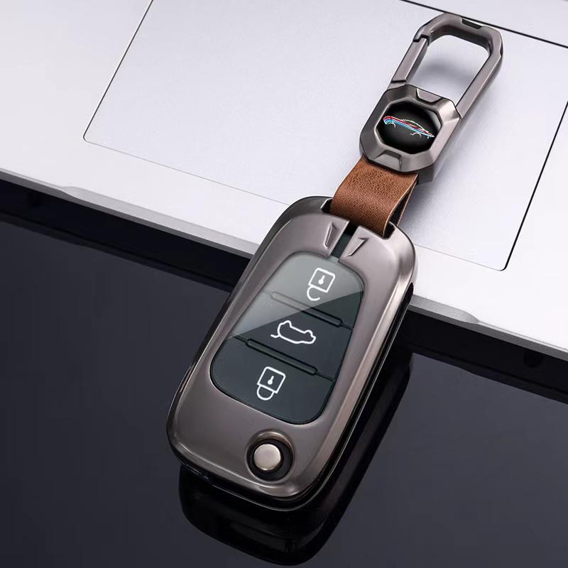 Car Key Case Cover For Hyundai I20 I30 Ix20 Ix35 Elantra Accent for Kia Sportage Rio 3 Soul Optima Ceed Pro K5 K2 Keychain