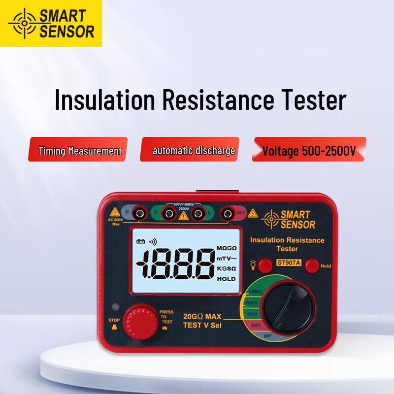 CEM ST907A+ Handheld Digital Insulation Resistance Tester (CN Version)