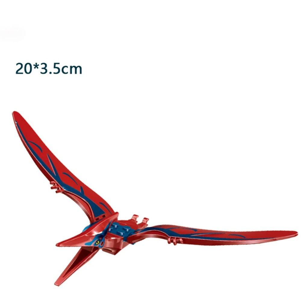 Jurassic Dinosaurier DIY Bausteine Velociraptor Velociraptor Rex Tyrannosaurus Pterosaurier Dilophosaurus Zubehör Steine Spielzeug