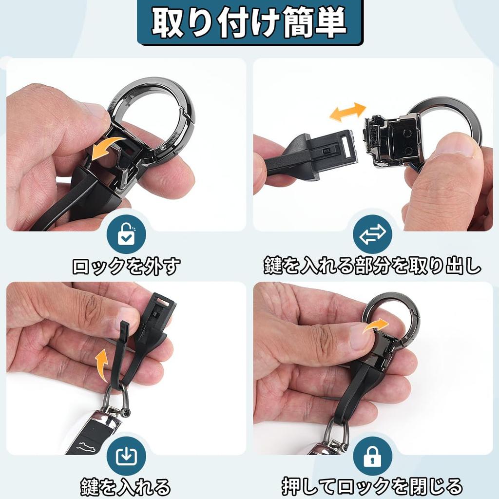 YCDCP CX-3 Compatible Car Key Holder, Anti-Loss, Compatible with CX-3 CX3, Car Keychain, High