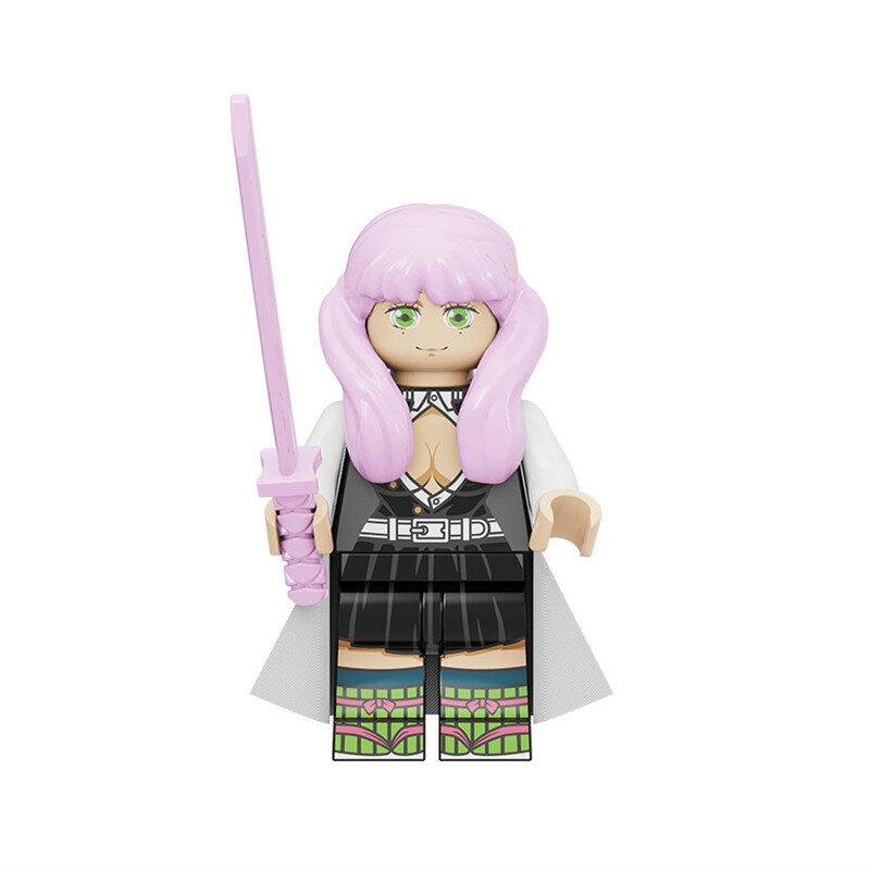 Demon Tanjiro Slayer Minifigures Nezuko Building Block Puzzle Toy Kids Gifts