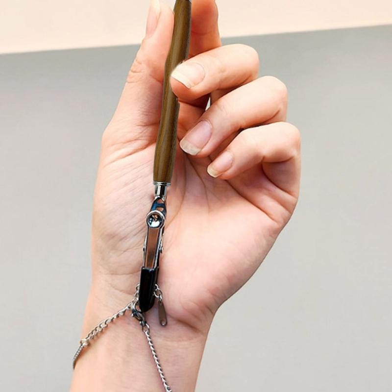 Convenient Bracelet Jewelry Fastening Aid Wooden Pen Style Tool For Simple Bracelet And Watch Clasp Management