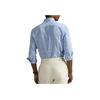 Polo Ralph Lauren Logo Striped Slim Fit Long Sleeve Shirt Men shirts Blue 710929346-016