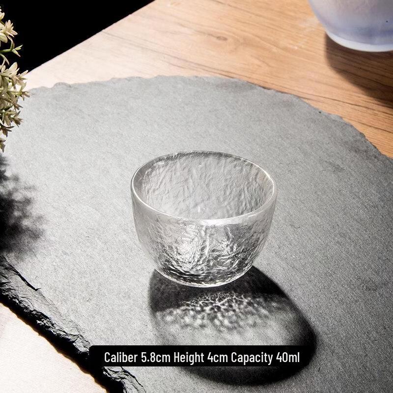 

MODX Stone Pattern Glass Sake & Fruit Wine Cup