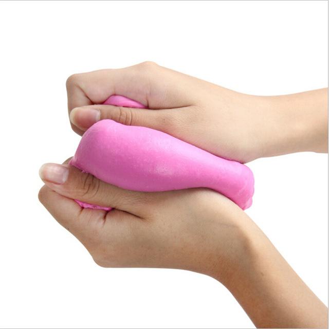 Colorful Fluffy   Scented Stress Relief No Borax Kids Toy antistress Sludge Cotton Mud Release Clay Toy Plasticine Box