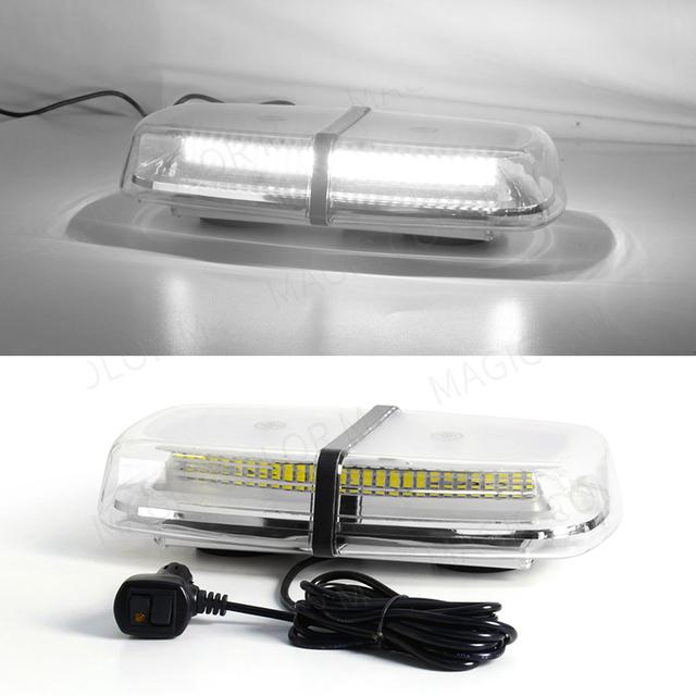 12V 24V Amber Yellow Truck Car Led Strobe Roof Lights Becaon Police Emergency Rescue Magnetic Vehicle Ambulance 72SMD