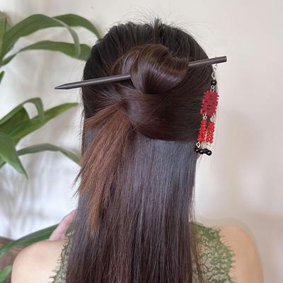 1 Pcs Fashion Exquisite Butterfly Happy Letter Pearl Tassel Hair Sticks For Women Girls Party Hair Accessories