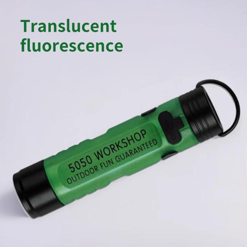 Aluminum Magnetic USB C Rechargeable Flashlight Keychain Waterproof Mini Flashlight Hat Clip For Camping Accessories